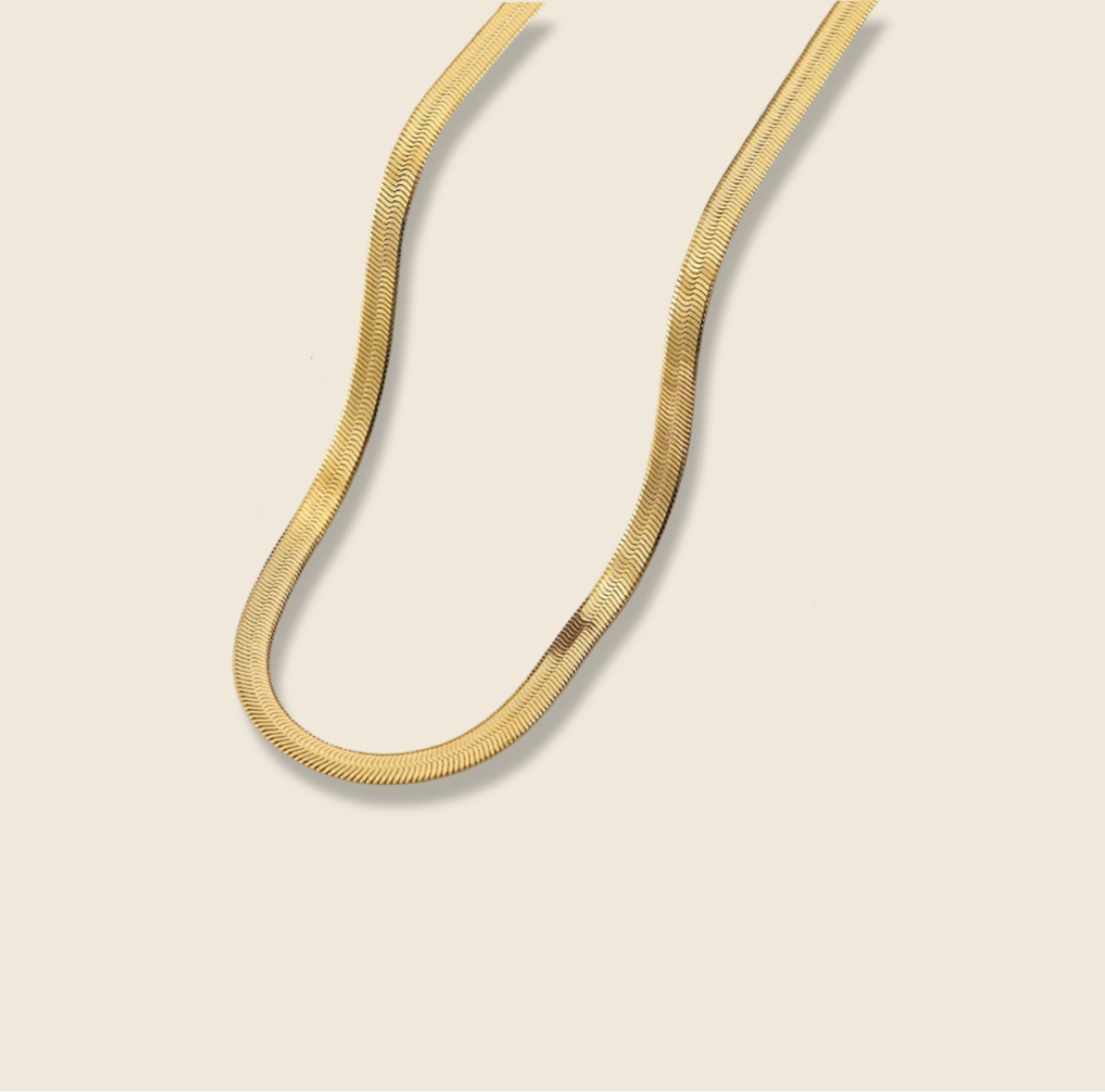 FLAT SNAKE CHOKER | 5MM