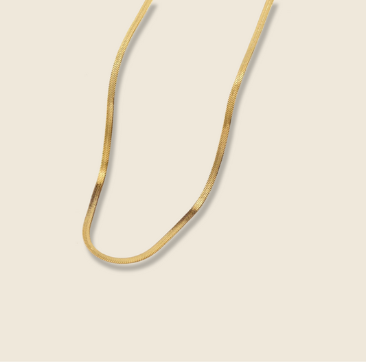 FLAT SNAKE CHOKER | 3MM