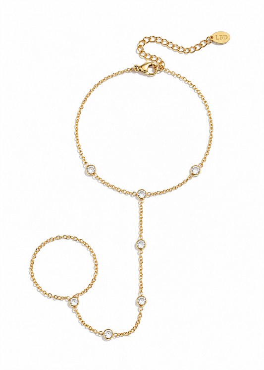 CELESTE DIAMOND HAND CHAIN