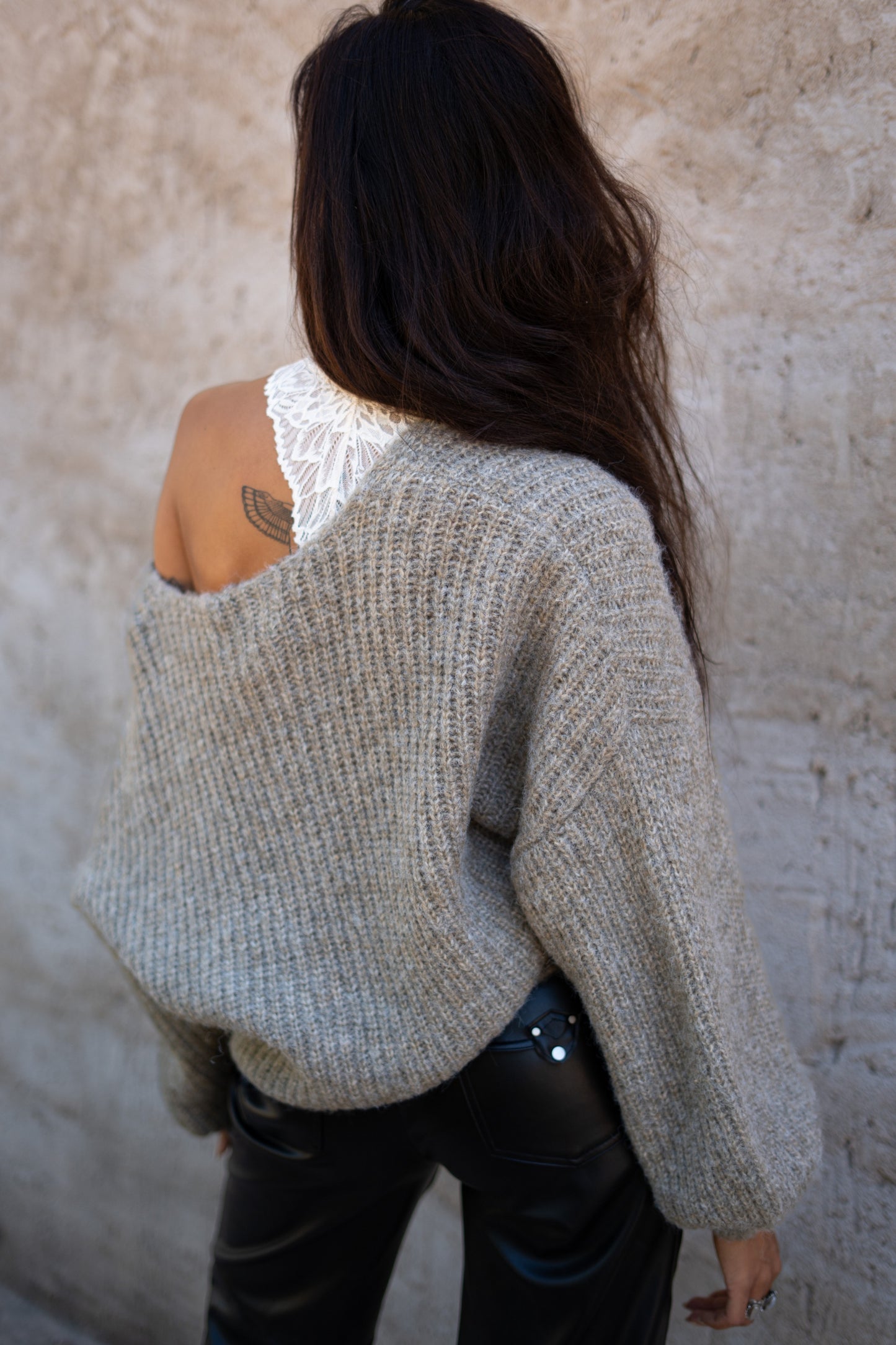 AMBER KNIT KHAKI